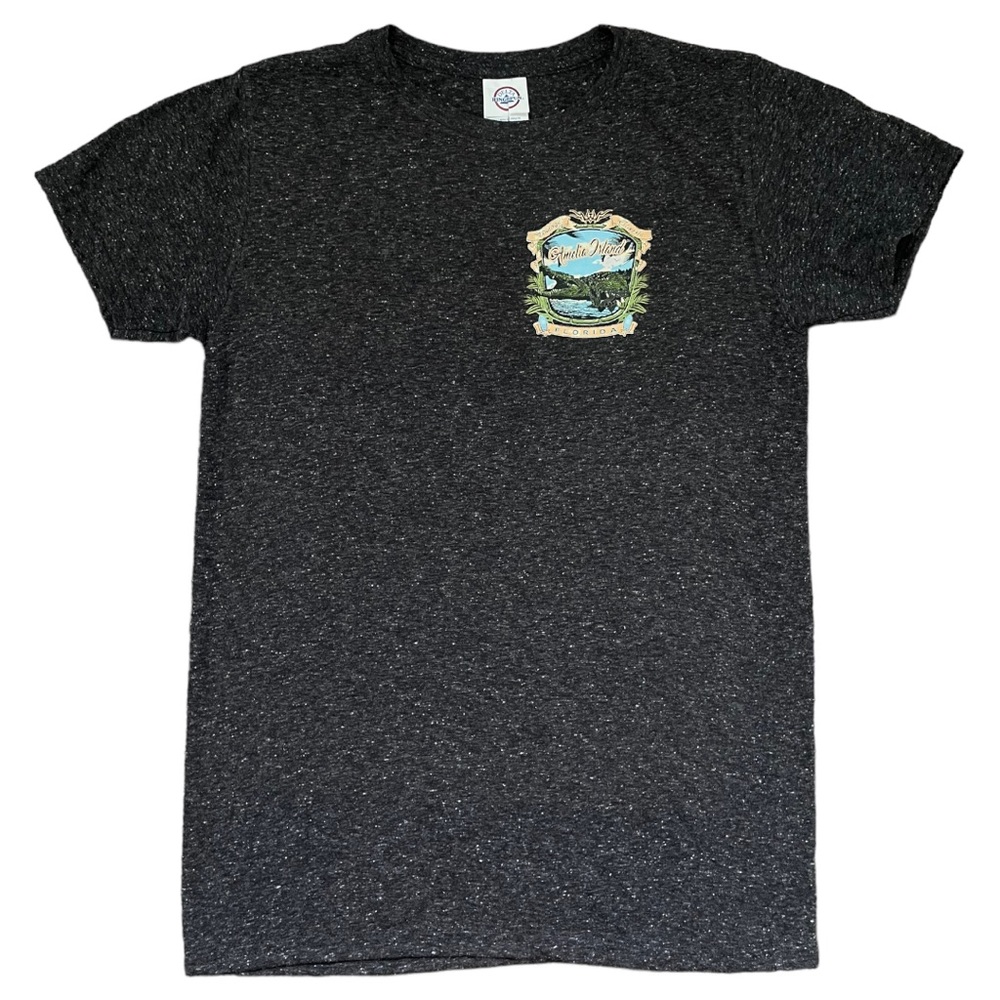 Vintage Classic Amelia Florida Island Graphic Tee Shirt (S)